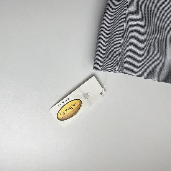 Talbots Plus Blazer Jacket Sz 22W Blue White Striped Office Career Italy NWT New - Picture 10 of 12